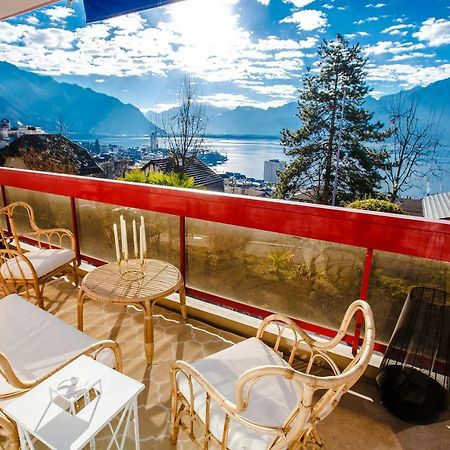 Terrace With Lake & Mountain View Монтрё Экстерьер фото
